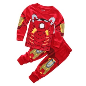 Iron man rode pyjama voor jongens zeer hoge kwaliteit modieus