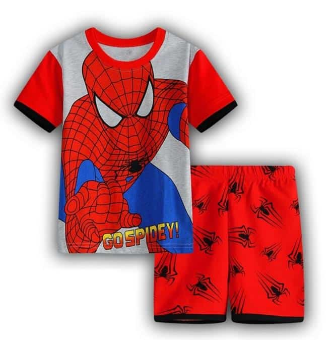 Spiderman tweedelige pyjama van zeer hoogwaardig modieus katoen