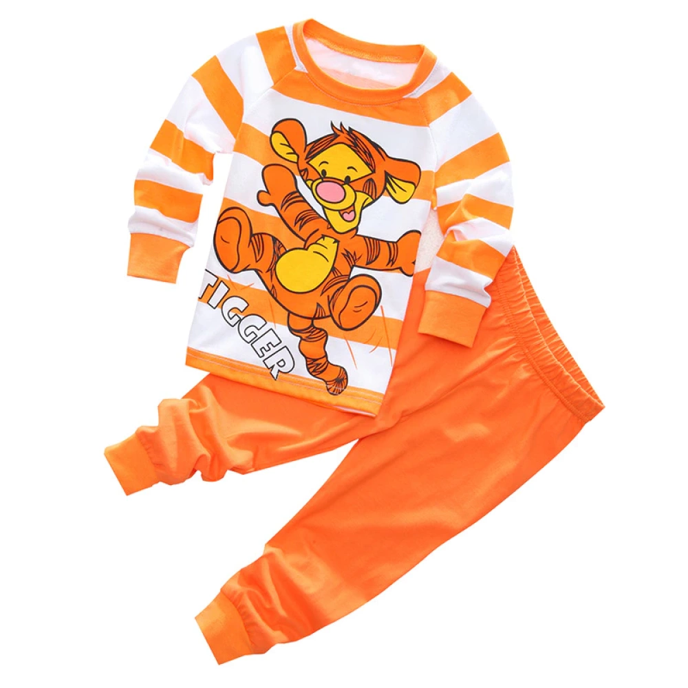 Teigetje Katoenen Pyjama Set Oranje