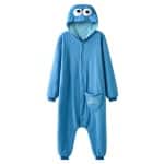 Biscuit Monster pyjamapak met blauwe kap