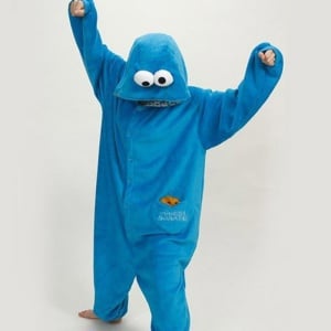Blauw Muppet Show-pyjamapak met witte achtergrond