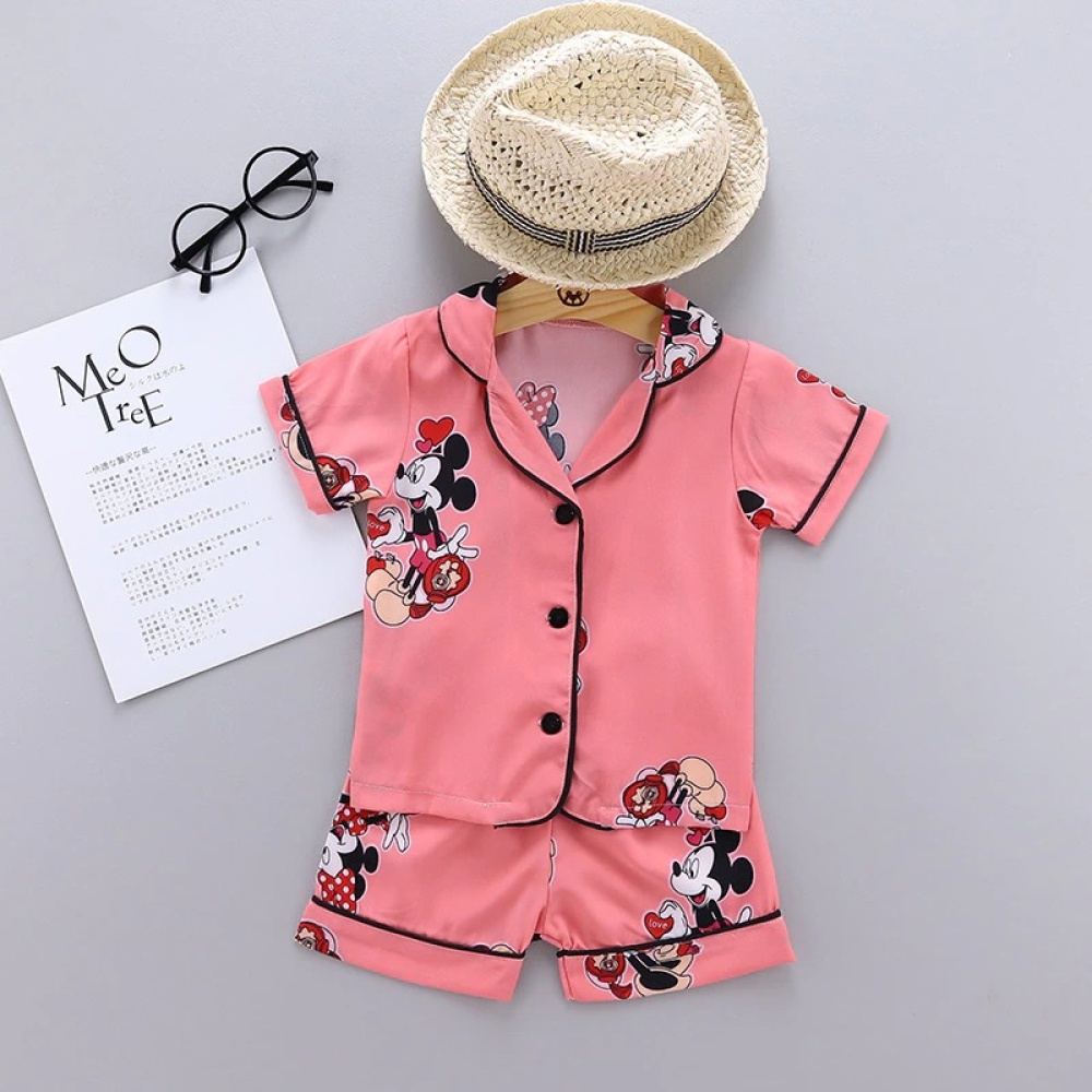 Disney zomerpyjama voor kinderen Minnie roze