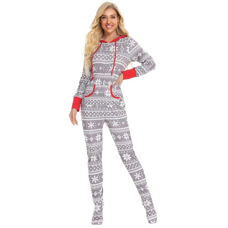 Kerstpak Dames met Broek 4-delig
