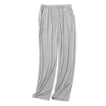 Vloeiende zomerpyjama voor heren in grijs